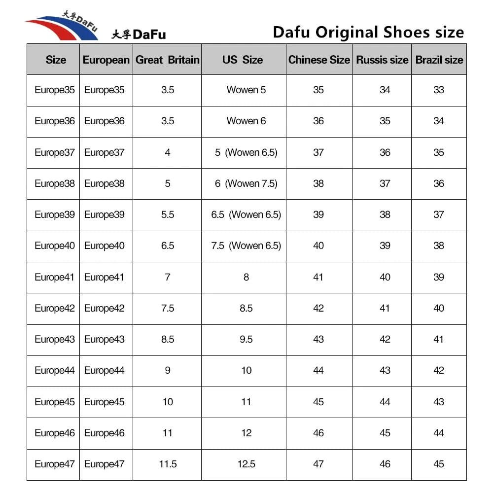DaFu Original Shoes Classical Sneakers Martial arts Wushu Kungfu Sneakers Men Women Kungfu - M & M Global