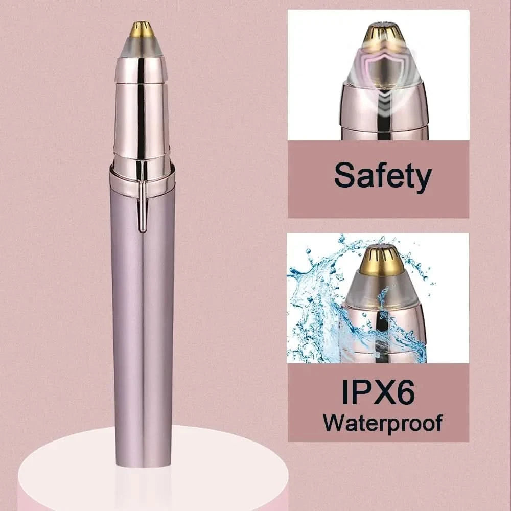 Electric Eyebrow Trimmer Security Hair Removal Eye Brow Epilator USB Charger Mini Shaper Shaver Hair Removal Painless Beauty - M & M Global