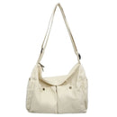 Vintage Style Canvas Messenger Bag Casual Travel Crossbody Bag Retro Large Capacity Shoulder Bag Multi Pocket Shoulder Bag - M & M Global