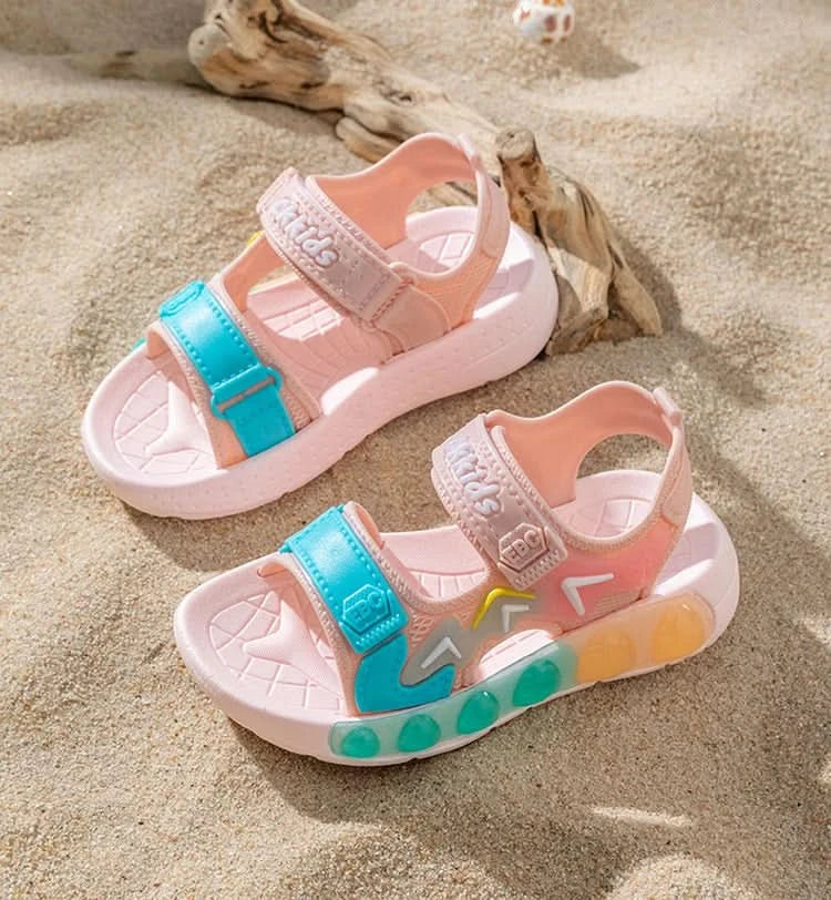 New Summer Children's Soft Soled Sandals Anti Slip Breathable For Boys And Girls Water Wading Baby Beach Sandals - M & M Global