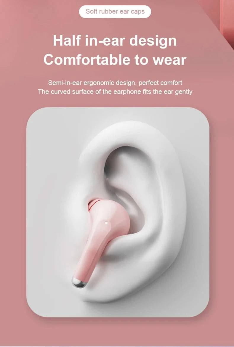 Original Lenovo LP40 Pro Earphones Wireless Bluetooth 5.1 Sport Noise Reduction Headphones Touch Control 250mAH 2022 New Lp40pro - M & M Global