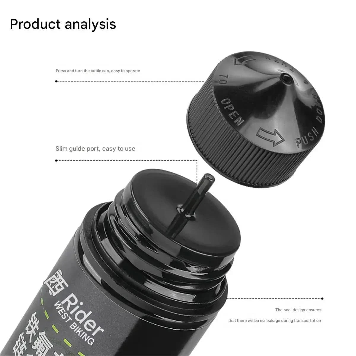 West Rider bicycle chain oil bicycle maintenance lubricant bicycle chain maintenance oil cycling equipment - M & M Global