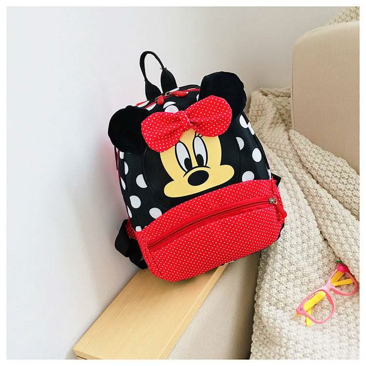 Disney Cartoon Backpack For Baby Boys Girls Minnie Mickey Mouse Children Lovely Schoolbag Kindergarten Schoolbag Kids Gift - M & M Global