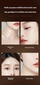 Gold Electric Facial Beauty Instrument Lifting And Firming Facial Eye Massager Household Vibration Ultrasonic Massager - M & M Global