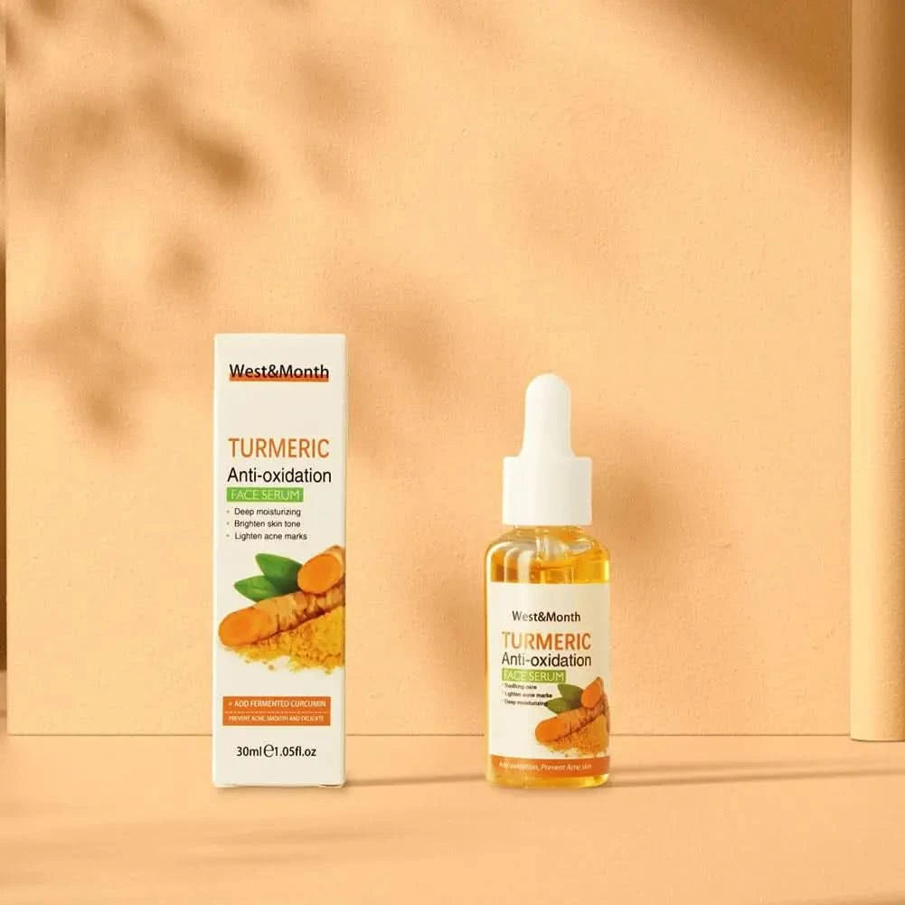 Turmeric Face Whitening Serum Turmeric Anti-oxidation Serum Turmeric Dark Spot Corrector Serum Facial Brighten Turmeric Oil Soap - M & M Global