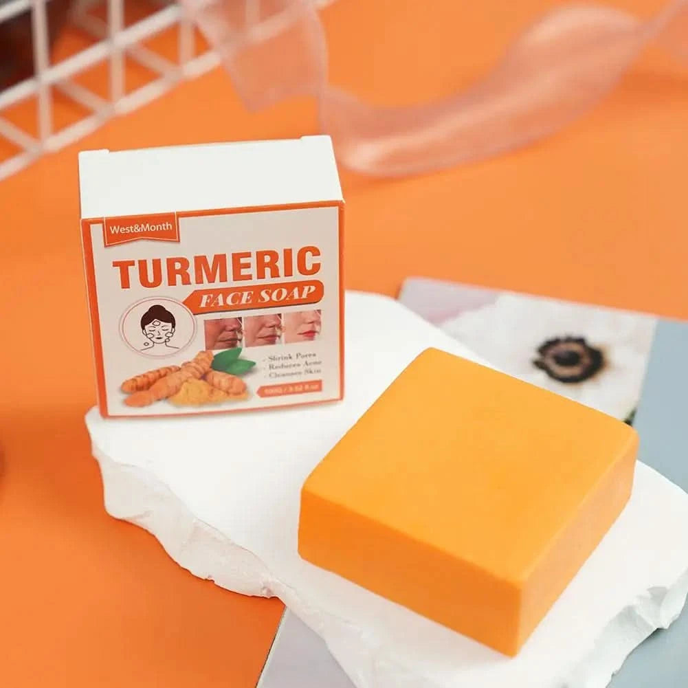 Turmeric Face Whitening Serum Turmeric Anti-oxidation Serum Turmeric Dark Spot Corrector Serum Facial Brighten Turmeric Oil Soap - M & M Global