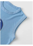Kids Sleeveless Tracksuits Cute TShirt +Shorts Summer Clothing Short-sleeved Outfits Thin Loose Tees Shorts Baby 2 Piece Set - M & M Global