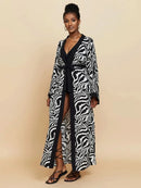 Para Praia Kimono Beach Robe 9 Colors Bikini Cover Ups Beachwear Femme Long Dress Sarong Women Loose Cardigan Swimsuit Covers - M & M Global
