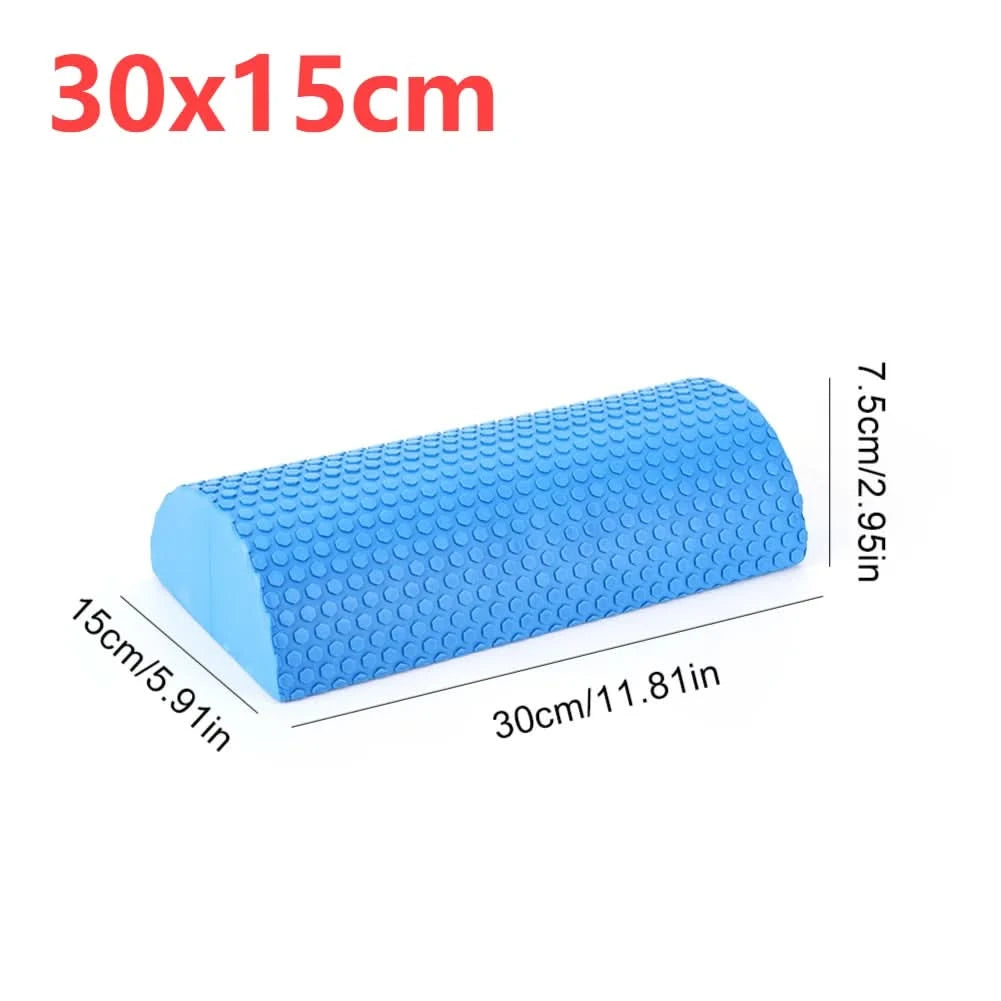 EPP Yoga Pilates Foam Roller 30/45cm Fitness Equipment Massage Roller Body Exercise Training Gym Back Roller for Women Men Gifts - M & M Global