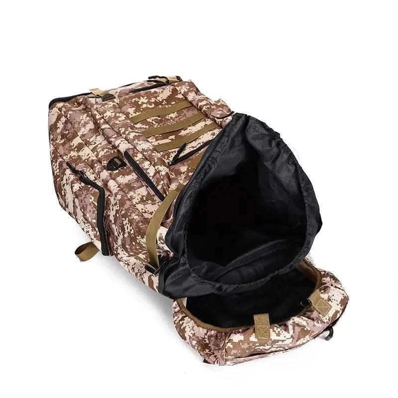 80L/100L Mountaineering Bag Climb Bag Tactical Backpacks Large Backpack Outdoors Hiking Camping Travel Bags - M & M Global