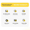 4K Digital Camera 5000W Pixel Retro CCD Portable Card Camera Entry-level Camera Dual Camera Flash 50 Million Pixels Auto Focus - M & M Global