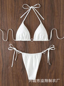 Sexy PU Bikinis 2025 Women's Swimwear Female Swimsuit For Swimming Wear Bathing Suits Brazilian Bikini Set Beachwear Pool Bather - M & M Global