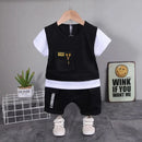 New Summer Baby Girl Clothes Infant Boys Clothing Children Casual T-Shirt Shorts 2Pcs/Set Toddler Sports Costume Kids Tracksuits - M & M Global