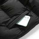 Men Autumn Thicken Cotton Sleeveless Vests Jacket Coat Mens Winter Warm Detachable Hat Outwear Waistcoat Hooded Vest Jacket Male