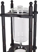Cold Brew Maker Tower Iced Coffee Maker 2500ml Vertical Japanese Style Glass Container and Wood Stand 25 Cups With Slow Drip Tec - M & M Global