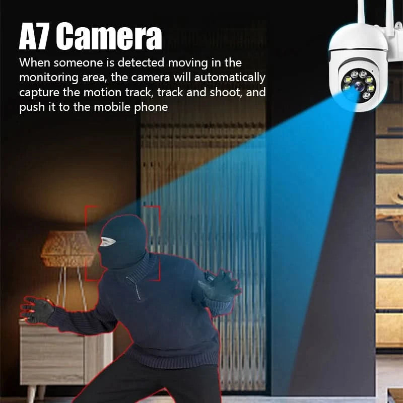 2MP Tuya Wifi IP Camera Smart Home Surveillance Camera HD 1080P Security Video Surveillance Supprt Two Way Audio Mobile Motion - M & M Global