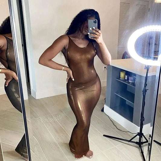 Hawthaw Women Sexy Party Club Evening Streetwear Bodycon Long Dress 2024 Summer Clothes Wholesale Items For Business D0C4049K - M & M Global
