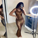 Hawthaw Women Sexy Party Club Evening Streetwear Bodycon Long Dress 2024 Summer Clothes Wholesale Items For Business D0C4049K - M & M Global