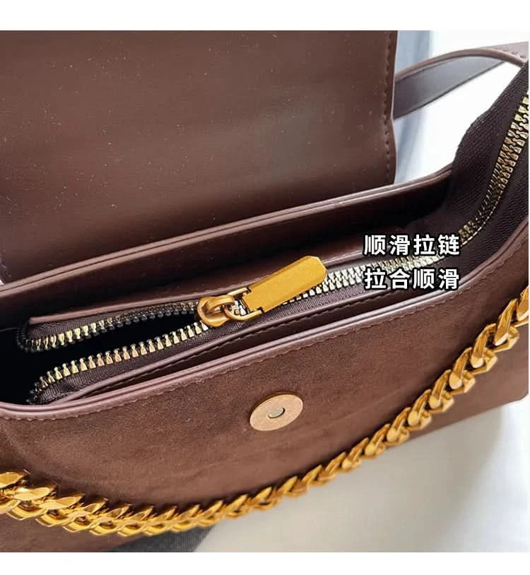 Fashionable Outing Underarm Bag for Women New Designer Handbag Matte Texture Versatile Shoulder Crossbody Bag Purse and Handbags - M & M Global