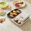 kitchen Gadgets 3 in 1 Breakfast Counter, Electric Mini Waffle Maker, Toast Maker, Breakfast Sandwich Maker, Home Breakfast Make - M & M Global