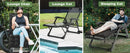 3 in 1 Oversized Folding Camping Cot 29in, 6+10 Positions Adjustable XL Patio Chaise Lounge Chair, Sleeping Cots for Adults