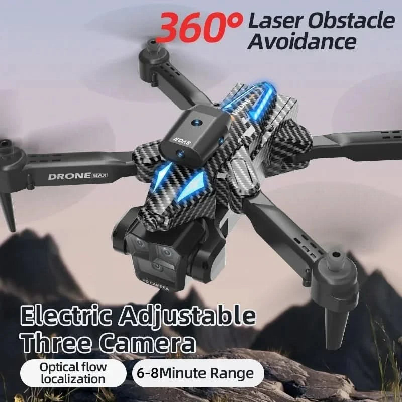 New C10 Smart Obstacle-Avoiding Drone with Dual Cameras, Optical Flow Stabilization, Gesture Photography - Perfect Birthday Gift - M & M Global
