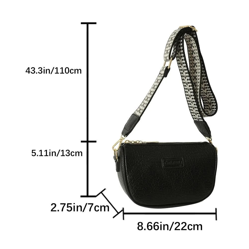 Solid Pu Leather Shoulder Bag Fashion Designer Handbags Messenger Bags For Women Casual Crossbody Bags Summer Travel Bag - M & M Global