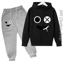 Children Set Boys Girls Kids rain Clothing  Sweatshirt 3-12 Years Toddler Printing Spring Sports game Leisure Time Hoodies - M & M Global