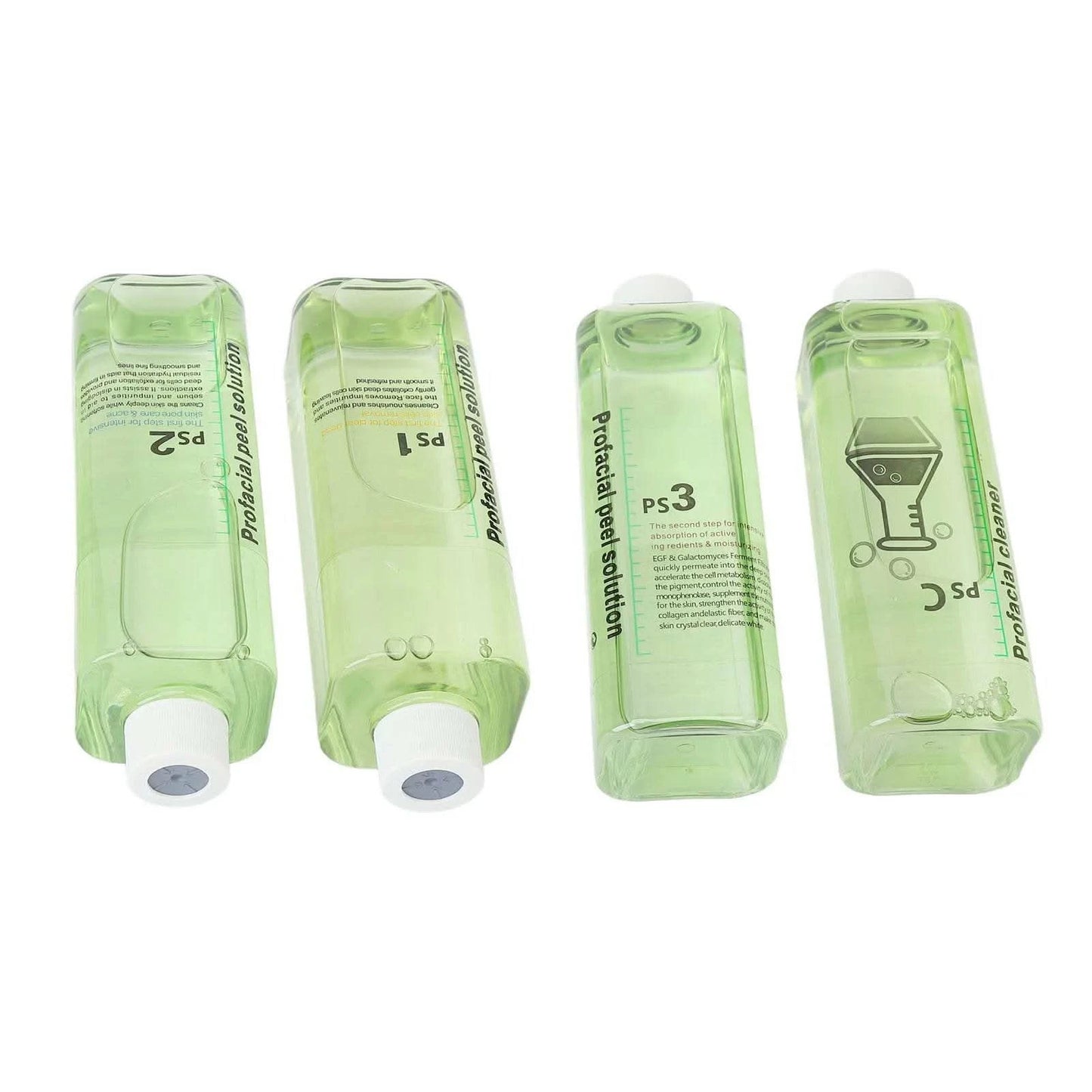 4pcs Hydra Peeling Facial Serum for Dermabrasion Machine Deep Cleansing Hydro Dermabrasion Solution Solution Serum - M & M Global