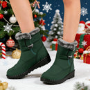 Women's Winter Snow Boots for Women 2026 New Faux Fur Long Plush Snow Boots Woman Platform Shoes Warm Cotton Couples Ankle Boots