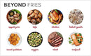 Deluxe Electric Air Fryer + Oven Cooker with Temperature Control, Non-stick Fry Basket, Recipe Guide + Auto Shut Off Feature, 17 - M & M Global