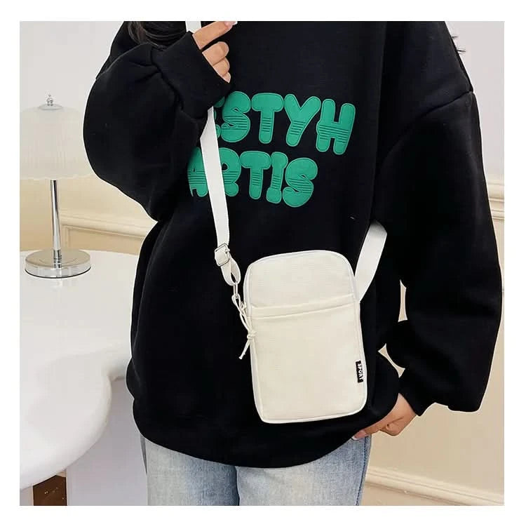 New Fashion Mobile Phone Bag Women's Messenger Bag All-match Mini Small Crossbody Bag Hanging Neck Coin Purse Vertical Handbag - M & M Global