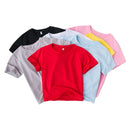 Kids Short sleeve Fashion T-shirt Boys Girls Toddler 3-12Yrs Tops and bottom Sunshine Casual Set outdoor sport black Clothes - M & M Global