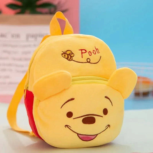 MINISO Disney Cartoon Backpack Mickey Mouse Minnie Winnie The Pooh Plush School Bag Kindergarten Child School Supplies Baby Bags - M & M Global