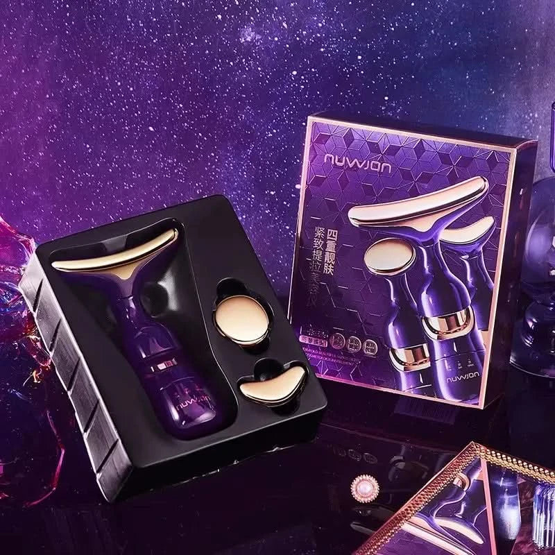 Home Electric Facial Beauty Device, Slimming and Skin Rejuvenation, Lifting and Firming Face and Eye Massager, Beauty Tool. - M & M Global