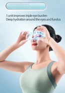 Steam Eye Massager Warm Spa Eye Steamer Acupressure Therapy Kneading Massage Eyes Bluetooth Relieve Eye Fatigue Massage Relax - M & M Global
