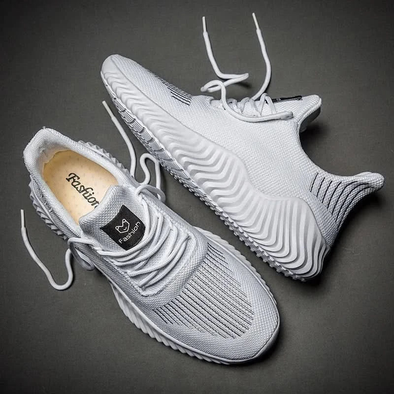 Shoes Men High Quality Male Sneakers Breathable White Fashion Gym Casual Light Walking Plus Size Footwear 2022 Zapatillas Hombre - M & M Global