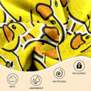 Extra Large Quick-drying Microfiber Beach Towel with Chic Duck Design - Super Absorbent, Lightweight and Stylish - M & M Global