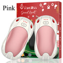 Hand Warmers Rechargeable 10000mAh 2 Pack, Double Side 3 Levels Heating , for Christmas Gifts, Work, Outdoor, Golf, Hunting