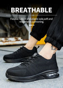 Men's Work Safety Shoes, Steel Toe Shoes, Puncture Resistant Impact Resistant Wear-resistant Outdoor Fashionable Sports Shoes