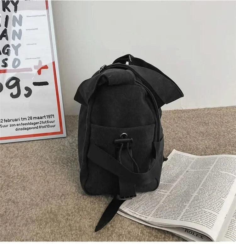 Canvas Messenger Bag Ladies Big Capacity Handbags Shoulder Bag Youth Girls Student School Bags Fashion Men Crossbody Bags Bolsos - M & M Global