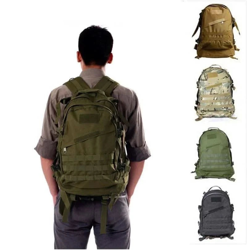 50L 3D Outdoor Sport Tactical Backpack Waterproof Hunting climbing Backpack Camping Hiking Trekking Rucksack Travel Bag Pack - M & M Global