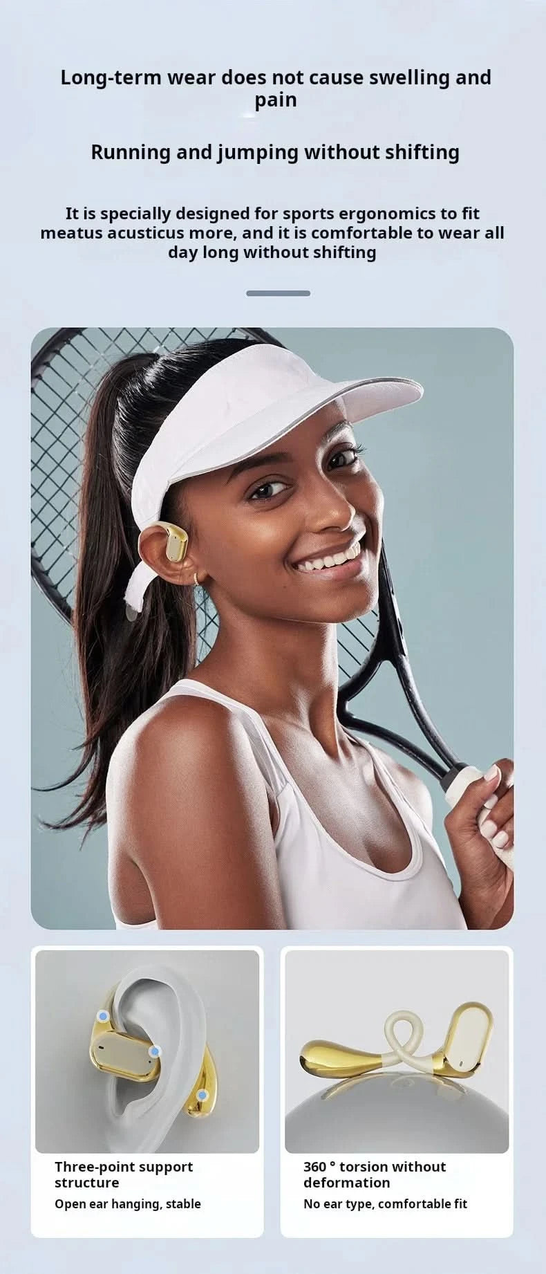 Sony Bluetooth Earphones Not In-Ear Earbuds Wireless Headphone for Iphone Power Display With Mic Sports Hifi Headsets Cable