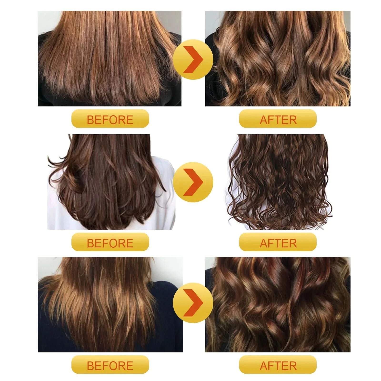 Styling Elastin Anti-Frizz Curly Hair Cream Long-Lasting Natural Definition & Bounce Moisturizing Shaping Perm Care Styling Full - M & M Global
