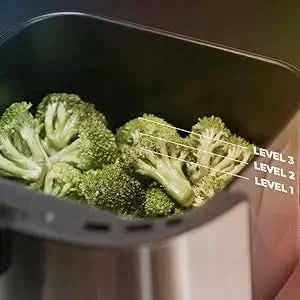 SELECT 7 Quart High-Resolution Air Fryer with Selector Controls, Stainless Steel - M & M Global