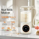 47 oz Nut Milk Maker Machine with 16 Blades, Automatic Homemade Almond, Oat, Soy, Plant-Based Milk and Dairy Free Beverages, Alm - M & M Global