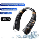 Portable Neck Mounted Fan Typc Charging Adjustable 5-Speed Turbine Neckband Fan Without Blades Suitable For Outdoor Use - M & M Global