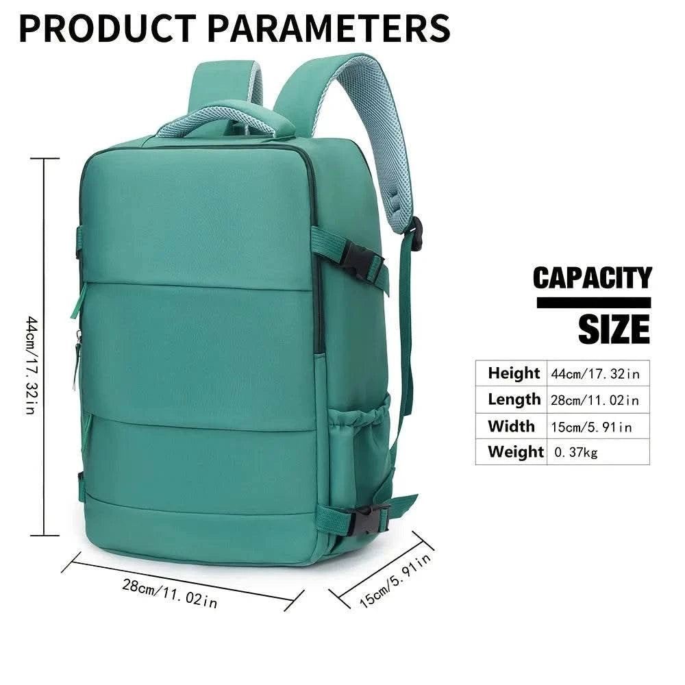 Couples Leisure Lightweight Backpack Travel Backpack Female New Backpack Student Schoolbag Large Capacity Travel Commuter Luggag - M & M Global