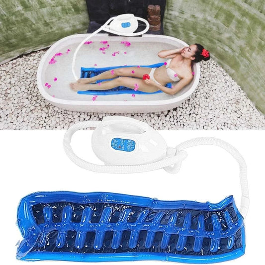 Bath Tub Mat Massager Bubble Spa Bath Tub Massager Air Bubble Bath Tub Digital LED Display Body Spa Massage Mat with Air Hose - M & M Global