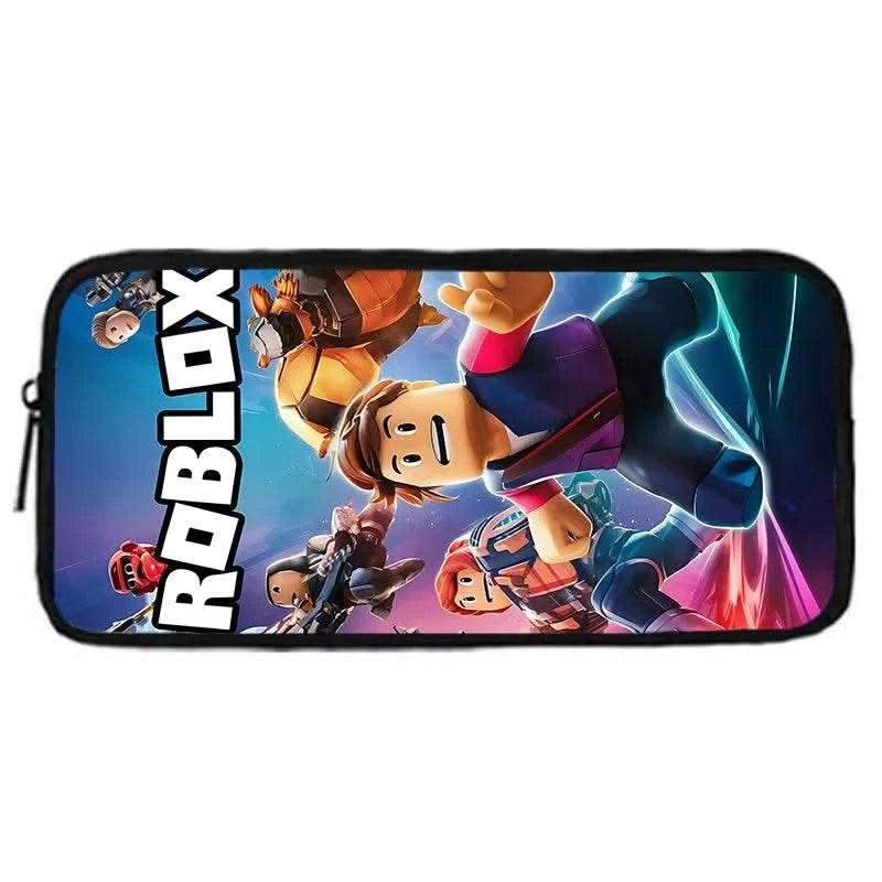 Child School Game R-RobloxS Backpack with Lunch Bags ,Pencil Bags ,School Bags for Boys Girls Best Gift - M & M Global